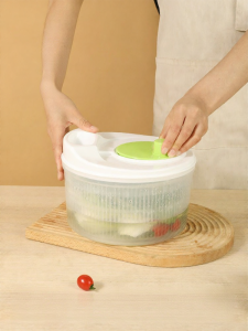 CAROTE | Manual Salad Spinner with Dehydrating and Draining Function