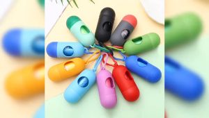 Portable Garbage Bag Pet Dog Poop Clean Bag Mini Capsule Bag