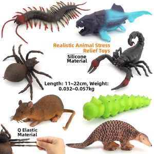 Đồ Chơi Giảm Stress Động Vật Bằng Silicone Mềm Mại Thực Tế