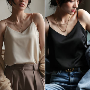 TONERCE | Sleeveless Bra Top Padded Ice Silk Summer Underwear