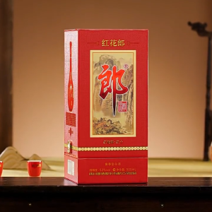 Lang Jiu Red Hua Lang 53% Baijiu 500ml – Strong Aroma Chinese Liquor Gift郎酒红花郎酱香型白酒