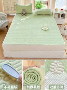 Đệm Lò Xo Mỏng Mùa Hè Bằng Lụa Băng Chống Trượt Cách Ly Bụi Bẩn Cho Phòng Ngủ Đệm Lò Xo Cao Su Thoải Mái Thoáng Khí Có Thể Gập Lại Được
