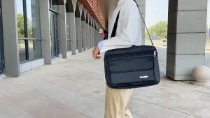 Large Capacity Briefcase Travel Essentials Laptop Storage Diagonal Bag Business Trips Oxford Cloth Document Organize Accessories