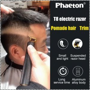 Shaving Shears Detachable Shaver Comfortable to Hold Vintage Pattern Hair Clippers Quick Home Users