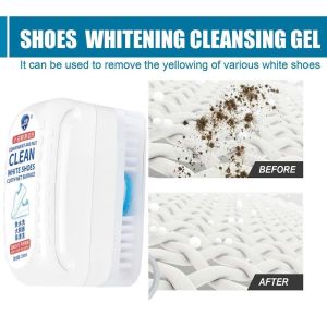White Shoe Cleaner with Wiping Sponge Shoe Scale Removal Shoe Brush No Washing Strong Decontamination Household Cleaner