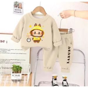 SETELAN ANAK PEREMPUAN LABUBUN CELANA PANJANG UNTUK USIA 1-5 TAHUN