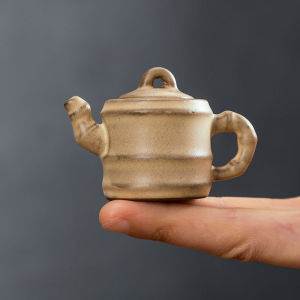 Mini Playable Purple Clay Teapot