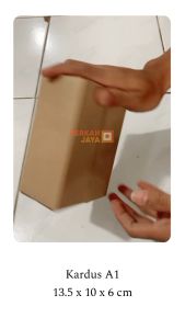(PAKET 10 PCS) Kardus 13.5 x 10 x 6 cm / Box / Karton / Aksesoris / Kotak / Dus Packing