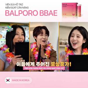 Hộp viên sủi Balporo BBae nhập khẩu Hàn Quốc hỗ trợ kiểm soát cân nặng cải thiện vóc dáng