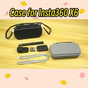 Insta360 X6 Hộp Đựng Vỏ Cứng Chống Sốc Chống Rơi Túi Đựng Đồ Du Lịch Di Động Phụ Kiện Bảo Vệ Cho Máy Ảnh Thể Thao Hành Động