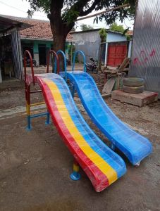 SELUNCURAN KOMPLIT PANJANG 15 M PLUS TANGA SIAP PAKAI BISA COD WAHANA PERMAINAN ANAK