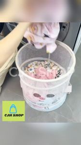 CJH SHOP 1pcs Laundry Basket w/lid - Multipurpose Round Laundry Basket Toy Storage Basket | Clothes Hampers For Laundry | Dustproof Dirty Clothes Basket Kids Laundry Hamper