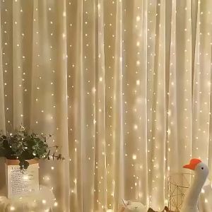 3M LED Curtain String Lights Fairy Decoration USB Holiday Garland Lamp 8 Mode For Home Garden Christmas Party New Year Wedding