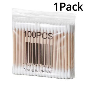 Double Ended Cotton Swabs Household Makeup Removal Ear Digging Hygiene Cleaning Cotton Swabs Disposable Round Head Cleaning