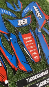 Custom Decal Yamaha WR155 Premium Cartoon