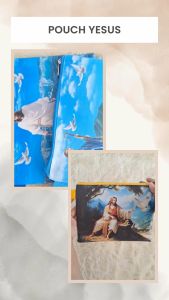 Dompet Pouch Seri Yesus Christian Jesus Bunda Maria Pouch Souvenir Sekolah Minggu Natal Paskah Kristen Katholik