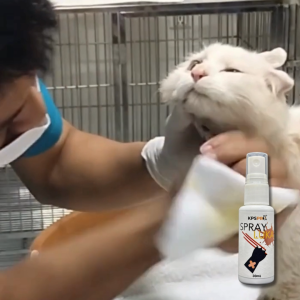 KPSPro Iodine-Infused Cat Wound Care Spray for Skin Soothing & Anti-Infection 30mL