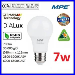 Bóng Đèn Led Bulb 7w MPE - BH 24 Tháng Chính Hãng 1 Đổi 1