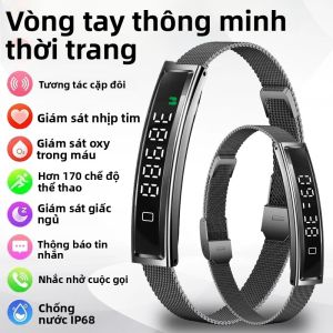 Đồng Hồ Thông Minh Chống Nước Với Điều Khiển Bằng Cử Chỉ Theo Dõi Nhịp Tim & Oxy Trong Máu Giấc Ngủ Máy Đếm Bước Chân - Đồng Hồ Thông Minh Thể Thao 2025