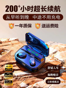 True Wireless 2025 Model Noise Reduction In-Ear Sports Running Bluetooth Earphones Long Battery Life High Sensitivity Microphone