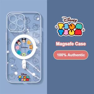 (MagSafe)100% Authentic Disney iPhone Case for iPhone17 17promax Magsafe Case 17pro Casing 17Air 16promax 16pro 16 16plus Clear Cases 15promax 15 15plus Transparent TPU Soft Cover 15pro Anti-yellowing Shockproof Full Protection DT15TM1