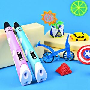 3D Pen Printing Portable Drawing Art Printer LED Display With 1.75mm PLA Filament for Kids Toys Children Toys