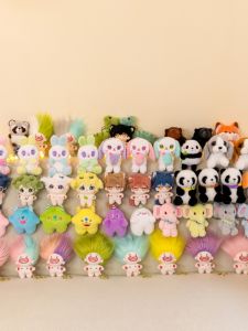 Móc Khóa Xe Hơi Bằng Vải Nhung Dễ Thương 4 Inch Móc Túi Xách Hoạt Hình Quà Tặng Tinh Tế Cao Cấp Cho Nữ Móc Khóa Bằng Nhựa PP