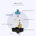 AJAZZ AK680 65% Bàn Phím Cơ Không Dây Có Đệm Trao Đổi Nóng Bàn Phím Chơi Game Tùy Chỉnh Cho Máy Tính Laptop Đèn Nền Nhiều Màu. 