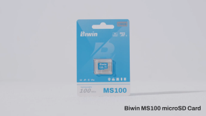 Biwin MS100 256GB Micro SDXC Card UHS-I A1 V30 U3 Class 10 MicroSD Memory Card Up to 100MB/s for Smartphones Tablets Security Cameras and Dash Cams