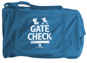 【SG Stock】J.L. Childress Deluxe Gate Check Travel Bag for Car Seats & Strollers Large Stroller Car Seat protected Travel Bag with Shoulder Straps & AirTag Holder Blue