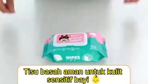 Baby Wipes Wet Tissue | Tisu Basah Bayi Series Non Alkohol Aman Untuk Bayi | Pembersih Perlengkapan Bayi
