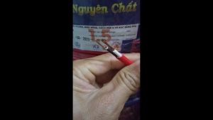 Dây điện ruột đồng đôi dẹp 2 lớp vỏ 1.5 (10M)