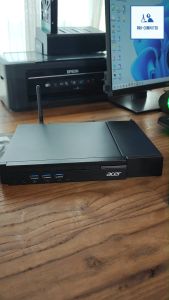 คอมพิวเตอร์มินิ (การ์ดจอแยก 2 GB) ACER Mini - CPU Core i5-7400T Max 3.0GHz [Gen7] + SSD เชื่อมต่อ WIFI+Bluetooth เคสเล็กสเปคดี สวยๆ [USED]
