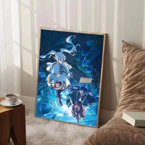 Bandai | Tranh Đính Đá - Tác Phẩm Nghệ Thuật Khảm Hình Anime F-Frieren B-Beyond Journeys End Diện Tích Dán Đầy Đủ Hình Tròn/vuông Trang Trí Nhà Cửa Quà Tặng