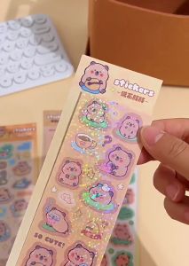 S24 สติ๊กเกอร์ลายคาปิบาร่า สติกเกอร์การ์ตูนเด็ก DIY วางตกแต่ง พร้อมส่ง