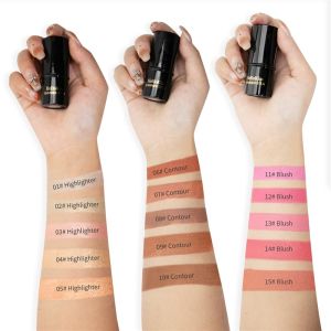 HelloKiss Highlighting Contour Stick Shimmer Blush Highlight Shadow Enhancing Cheekbone Definition Makeup Tool for Face