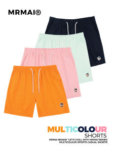 MRMAI CHILL Summer Fitness Loose Fit Shorts mid Waist Youth Casual Loose Leggings Sports Shorts Blue Color Cartoon Pattern