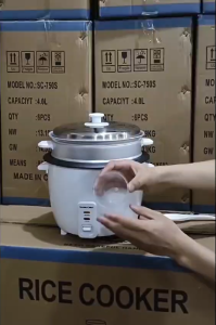 Rice Cooker 4L SC-750W Steamer Deluxe Digital Stainless Steel Plastic Aluminum Inner Pot 220V Hotel Use ETL Certified