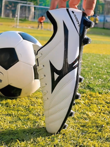 สตั๊ดตัวท็อปรองเท้าเตะบอลสตั๊ดรองเท้า สตาร์ท ฟุตบอลผู้ชายรองเท้าสตั๊ดมีหนามหุ้มข้อFG football shoes รองเท้าสตั๊ดกองหลังรองเท้าสตั๊ดตัวท็อป