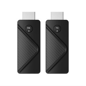 50M Wireless HDMI Video Transmitter Receiver Kits HDMI-Compatible Extender Adapter TV Stick Dongle 1080P for Monitor PC Laptops