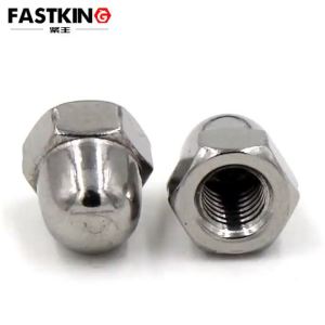 DIN1587 M3 M4 M5 M6 304 Stainless Steel Hexagon Cap Nuts