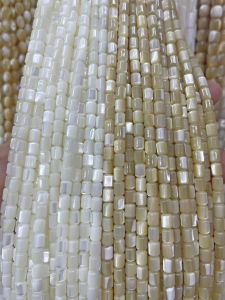 Natural Ocean Horse Conch Shell Beads 5*6mm Cylindrical Barrel Beads Tassel Hairpin Handmade DIY Headwear Accessories