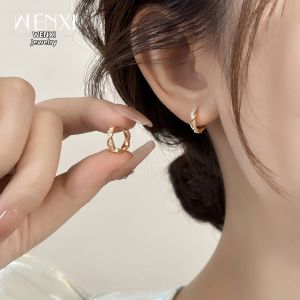 WENXI | Shiny Diamond Unique Ear Hoops