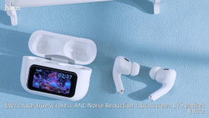 Tai Nghe Hoco EW72 Lite Soar Có Màn Hình LED Cảm Ứng Chống Ồn ANC Pin Bền Bluetooth 5.4 Mới Nhất