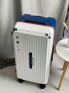 ขนาดใหญ่ความจุห้าแหวนกระเป๋าเดินทาง INS ดึง Rod กล่อง 32 นิ้วกระเป๋าเดินทางผู้หญิง Shock Absorption เบรค Universal ล้อรหัสผ่านกล่องกระเป๋า