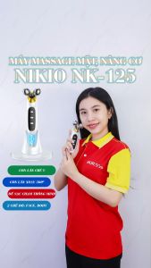 Máy nâng cơ mặt máy massage mặt Nikio NK-125 - 2 chức năng Face và Body Massage EMS săn chắc da toàn thân và tạo cằm Vline OKbuy