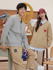 Champion | Couples Cardigan Sweatshirt Outerwear Spring Autumn Retro Love
