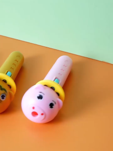 Anak-anak Fun Luminous Lampu Proyektor Awal Lampu Proyektor Bintang Mainan Bayi Teka-teki Lampu Slide