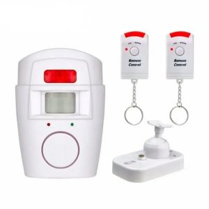 Wireless Remote Controlled Mini Alarm with IR Infrared Motion Sensor Detector &amp 105dB Loud Siren For Home Security Anti-Theft
