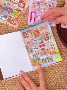Sách Dán Hình Bánh Bao Phong Cách Cổ Xưa Nhật Bản Đồ Trang Trí Thiệp Sáng Tạo DIY Văn Phòng Phẩm Dành Cho Học Sinh Có Gu Thẩm Mỹ Cao